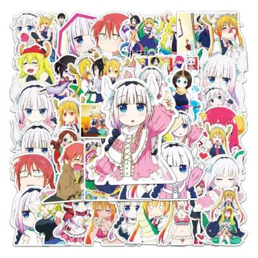 Imagem de Adesivos impermeáveis Miss Kobayashi's Dragon Maid (50 unidades) - yiw
