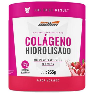 Imagem de Colágeno Hidrolisado - 255g Morango - New Millen-Unissex