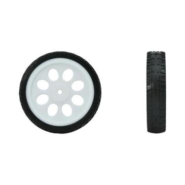 Imagem de Roda Robótica Plástica Mecanum TT Motor Acessórios Para Carro Intelige