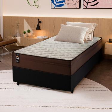 Imagem de Cama Box Espuma Atlanta Solteiro 88x188 Marrom King House
