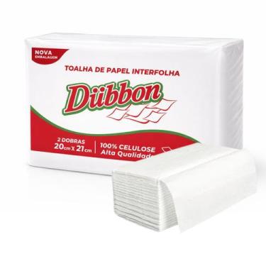 Imagem de Toalha Papel Interfolha 2 Dobras 20x21 100% Celulose Dubbon