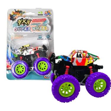 Imagem de Carrinho Brinquedo Monster Truck Whells Fricção 4x4 360 - Dony Toys, R