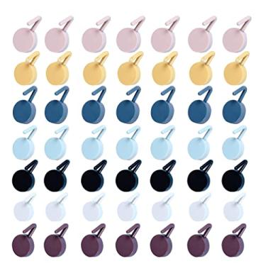 Imagem de DOITOOL Gancho Adesivo Para Roupas Casaco Ganchos de Casaco de Plástico Gancho: 40 Pcs Gancho de Parede Decorativo Auto- Adesivo Titular Chave Chapéu de Parede Ganchos para Pendurar Chapéus Toalhas