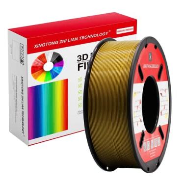 Imagem de PLA Filament 1.75mm, 3D Printer Filament for 3D Printers Accuracy +/- 0.02 mm 1Kg Spool, 1.75mm, Bronze