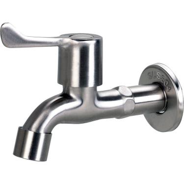 Imagem de Torneira Para Tanque De Parede Paranaíba Pingoo.casa - Prata