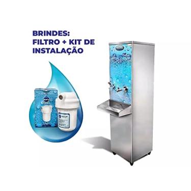 Imagem de BEBEDOURO INDUSTRIAL COLUNA 25L 1 TORNEIRA 1 JATO INOX 220V