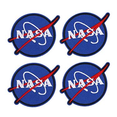 Imagem de 8 peças emblema emblema 12 x 9 cm vestuário patch, aplique bordado, adesivos bordados adesivos DIY para ilhós estilo NASA