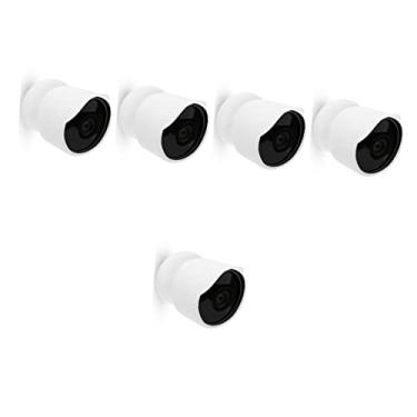 Imagem de HEMOTON 5 Unidades capa da câmera caixa protetora à prova de intempéries tampa da câmera ao ar livre câmera de vídeo câmera externa tampa protetora da câmera de segurança capa de silicone