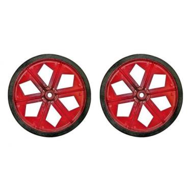 Imagem de Kit C/2 - Roda Carrinho Feira Politex