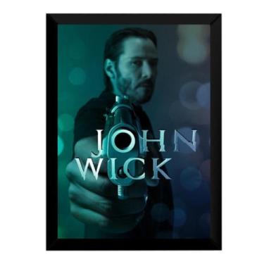 Imagem de Quadro John Wick Filme Parte 1 Poster Moldurado - Fanarte