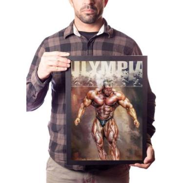 Imagem de Quadro Quad Stomp Jay Cutler Arte Motivação Treino - Fanarte