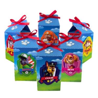 Imagem de 20 Caixinhas 3D Patrulha Canina Lembrancinhas Personalizadas - Kibunit