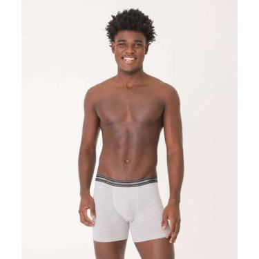 Imagem de Cueca Boxer Masculina Lupo, Cinza, GG