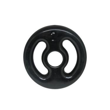 Imagem de Anilha Emborrachada 2KGs Vazada Para Academia Musculação - 1 Fit