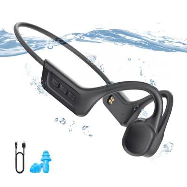 Imagem de Fones de ouvido de condução óssea IP68 à prova d'água para natação - M