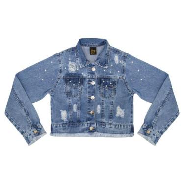 Imagem de Jaqueta Juvenil Look Jeans Pérolas Jeans, 4