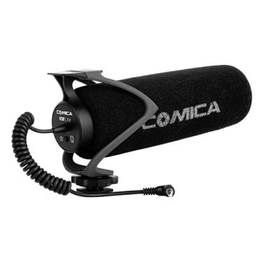 Imagem de Microfone Shotgun de Câmera comica CVM-V30 LITE para Câmera Canon Nikon Sony DSLR e Smartphone iPhone Android, Perfeito para Gravação de Entrevistas (Preto)