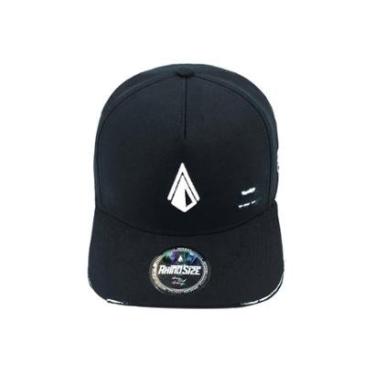 Imagem de Bone Trucker Aba Curva Preto Algodão Rhs-409 Rhino Size-Unissex