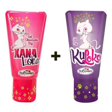 Imagem de Kit Excitante Xana Loka + Dessensibilizante Kuloko Hot Flowers