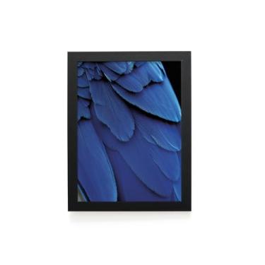 Imagem de Quadro Decorativo 30x42cm - Textura Animal - Arara Azul