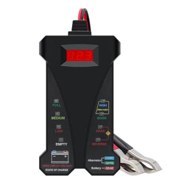 Imagem de Washinglee Analisador de sistema de carregamento J805, testador digital de bateria de carro de 12 V para carro, caminhão, motocicleta, SUV, ATV, RV e barco