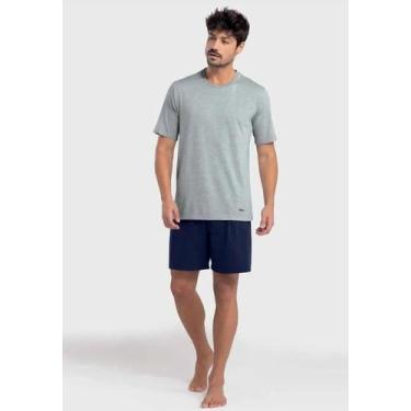 Imagem de Pijama Masculino Mash algodão Manga curta com short 81148, Cz05, M