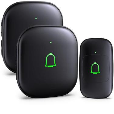 Imagem de Kit de campainha sem fio LeadGo Doorkit com 2 receptores IP66 115dB