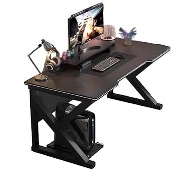 Imagem de AKALNNB Mesa de mesa de PC simples mesa e cadeiras de jogos mesa de casa mesa de escritório mesa de escritório mesa de escritório mesa de escritório mesa de PC (tamanho: 120 * 60 * 74 cm) ()