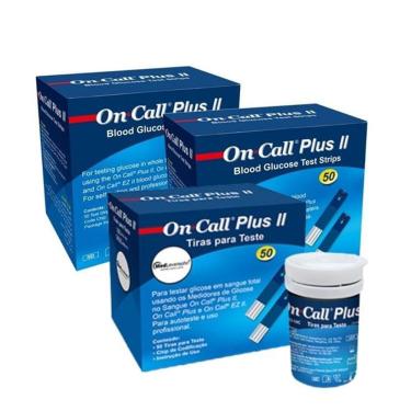 Imagem de 150 Tiras De Glicose On Call Plus Ii