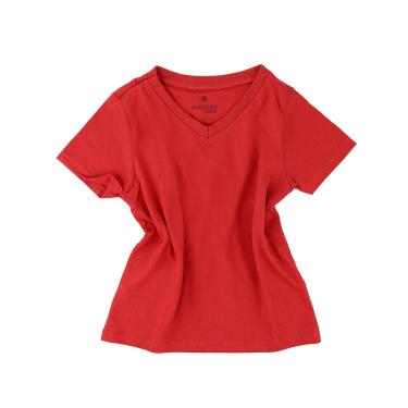 Imagem de Camiseta Infantil Malwee Gola V Vermelha - 100008