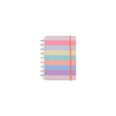 Imagem de Caderno Inteligente Arco Ìris Pastel Tamanho Médio 80 Folhas