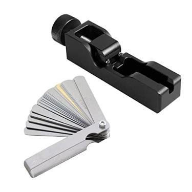 Imagem de balikha Ferramenta de lacuna de vela de ignição universal liga de alumínio profissional acessório durável e medidor de alicate para vela de ignição de 10/12/14/16 mm, preta