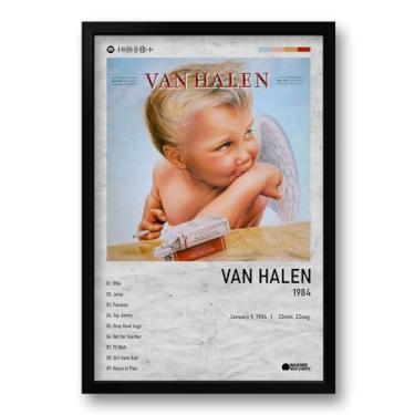 Imagem de Quadro Álbum Spotify 1984 - Van Halen - 40x60cm