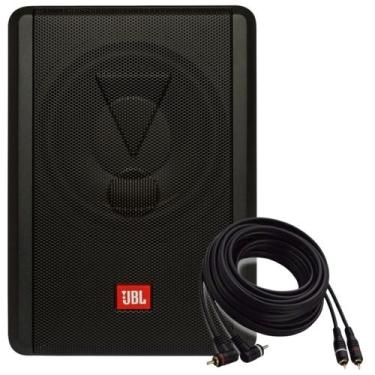 Imagem de Caixa Amplificada Jbl Slim Sw8a-ms 200w + 2x100w + Cabo Rca