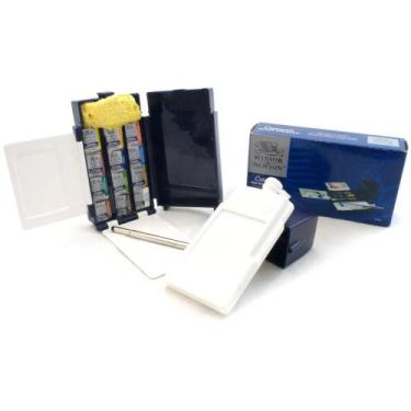 Imagem de Aquarela Em Pastilha Cotman Field Box Estojo Com 12 Cores Wi - Winsor 