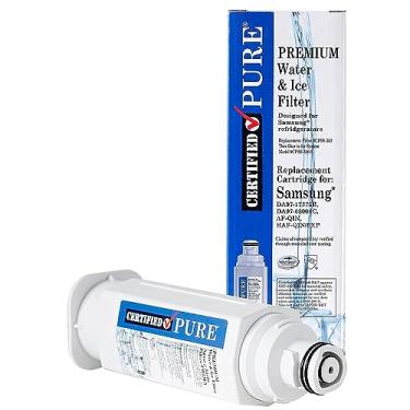 Imagem de Filtro de substituição de água e gelo para geladeira para água potável limpa e fresca, compatível com modelos Samsung* DA97-1737B, DA97-08006C, HAF-QIN/EXP, AF-QIN