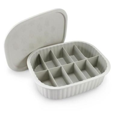 Imagem de Organizador de Gavetas Objetos Diversos 10 Divisórias Cinza - Jacki De