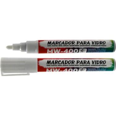 Imagem de Giz Líquido Branco MW-400 6MM - Blister com 1 Unidade - Gramp Line