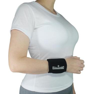 Imagem de Munhequeira Neoprene - Canadense, Único, Preto