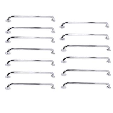 Imagem de Barra de Apoio 70cm Inox Kit 13 Unidades Suporte Banheiro Box  Idoso Gestante Criança Corrimao Escada Varanda Proteçao Segurança