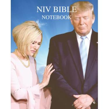 Imagem de NIV Bible Notebook | 8" x 10" Bible Notes | Trump and Paula White | Bible Study Journal | Christian Homeschool | Note Taking Bible | Evangelical Children | | Evangelical Homeschool Prayer Journal