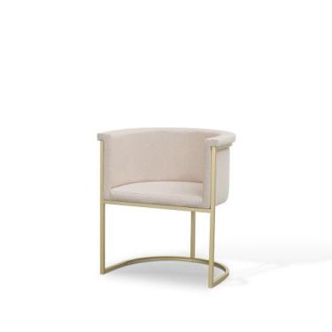 Imagem de Cadeira Poltrona Sofa Roncalli Zally Premium Aço Carbono Tecico Susten