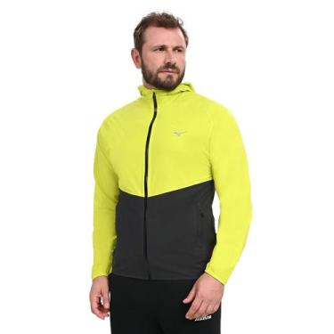 Imagem de Jaqueta de Corrida Unissex Mizuno Waterproof 20K ER, Amarelo, G