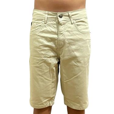 Imagem de Bermuda Masculina Onbongo Color Slim Areia Bege ON342