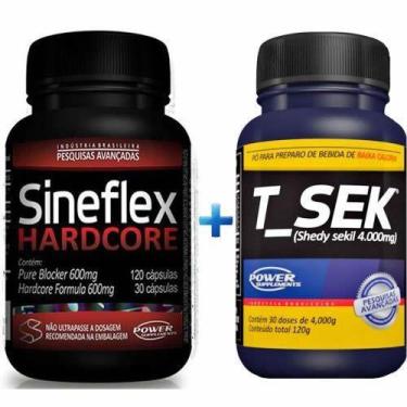 Imagem de Kit - Sineflex Hardcore 150 Caps + T_Sek 120g - Power Supplements