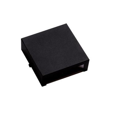 Imagem de Arandela Preto 2 Focos Externa Parede Muro Ar1110