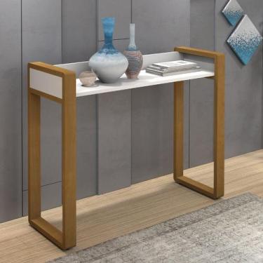 Imagem de Aparador New Para Hall De Entrada Linha MDF Premium - Valuchi, Branco