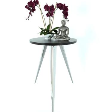 Imagem de Mesinha Lateral De Canto Para Sala E Quarto Redonda C.p