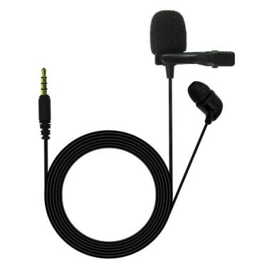 Imagem de Microfone Lapela Omnidirecional Cslm20b P24c Bateria - Habro