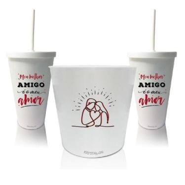 Imagem de Kit Pipoca Personalizado Meu Amor - Para Dia Dos Namorados - Krystalon